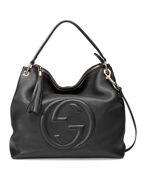 gucci soho large shoulder bag black|Gucci soho diamond bag.